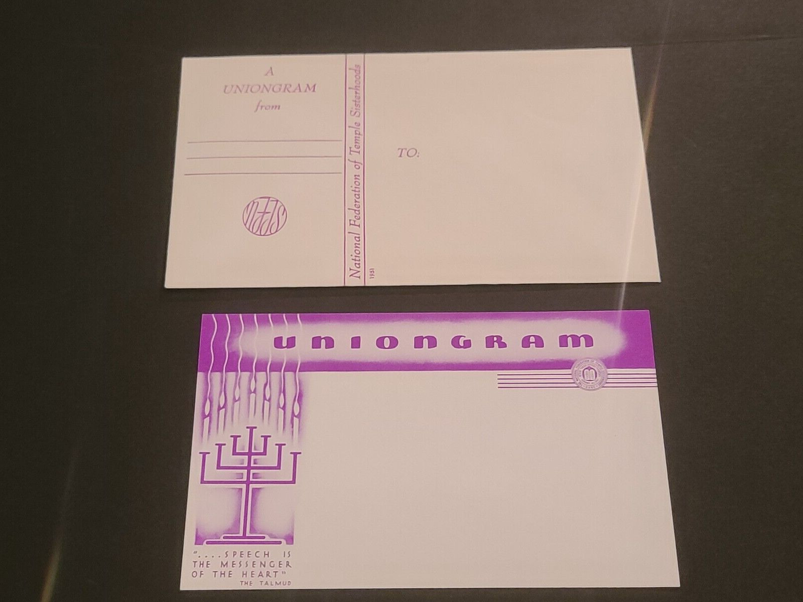 NATIONAL JEWISH FEDERATION OF TEMPLE SISTERHOODS UNIONGRAM FUNDRAISING Papers 