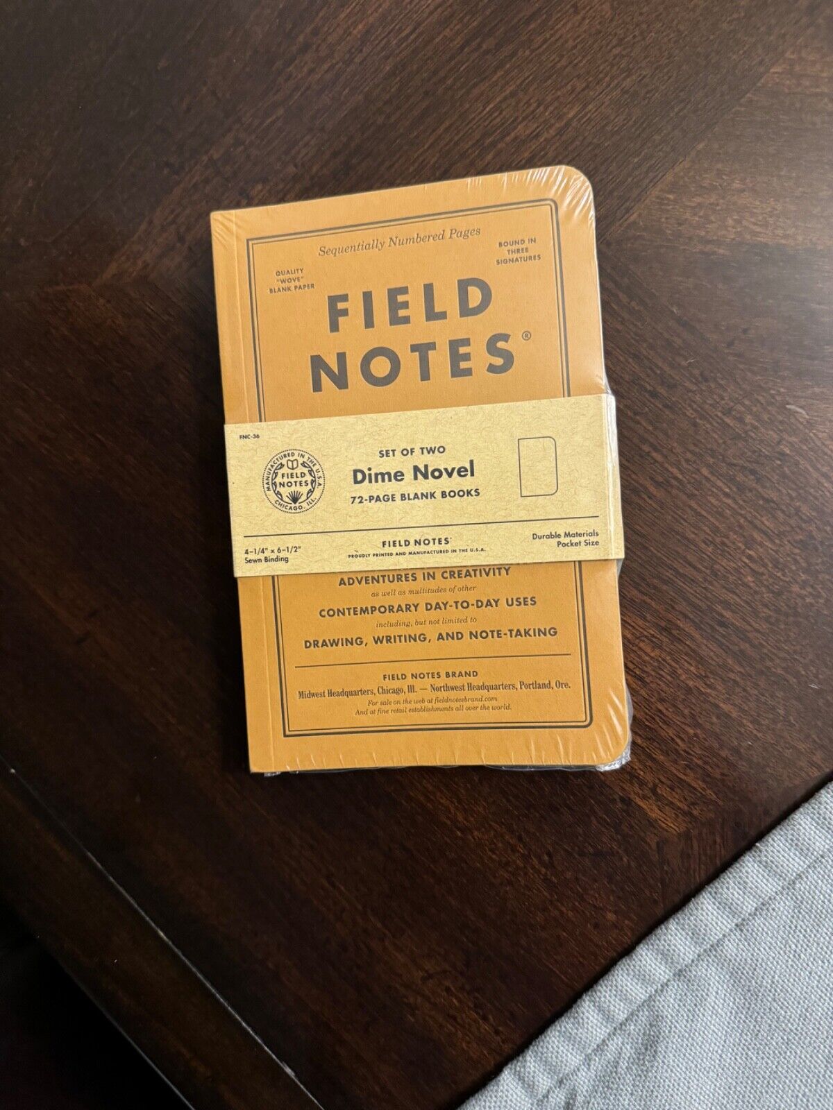 Field notes  dime novel
