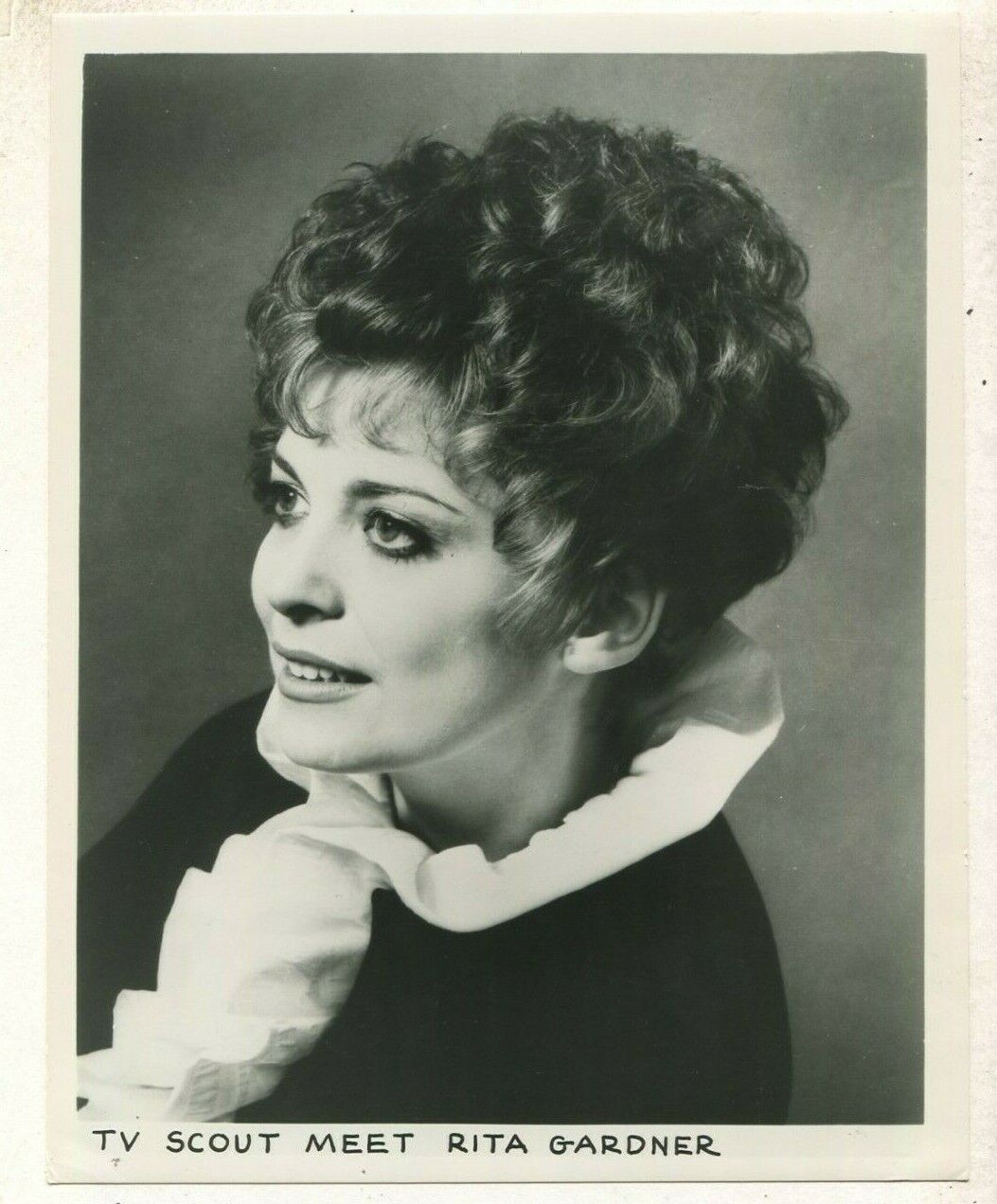 Rita Gardner Singer 1968  VG press photo P1L