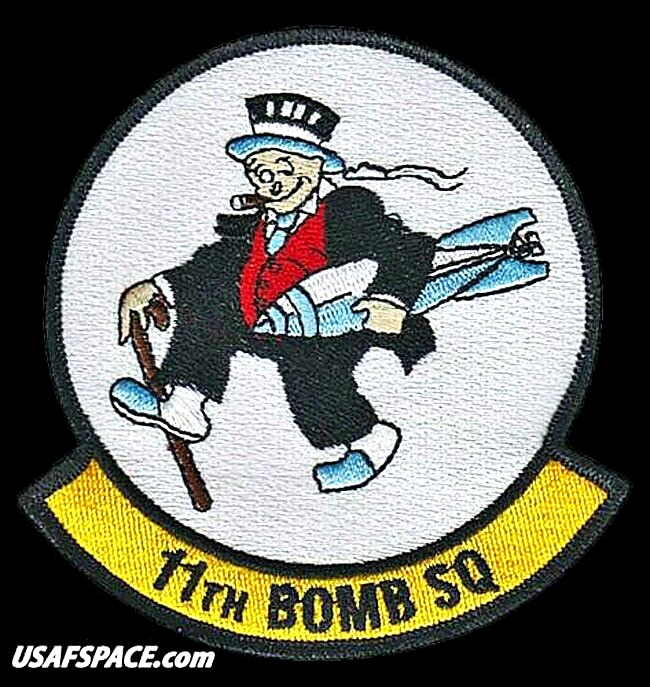 USAF 11TH BOMB SQ-11 BS-B-52-AFGSC-BARKSDALE AFB, LA-ORIGINAL AIR FORCE PATCH
