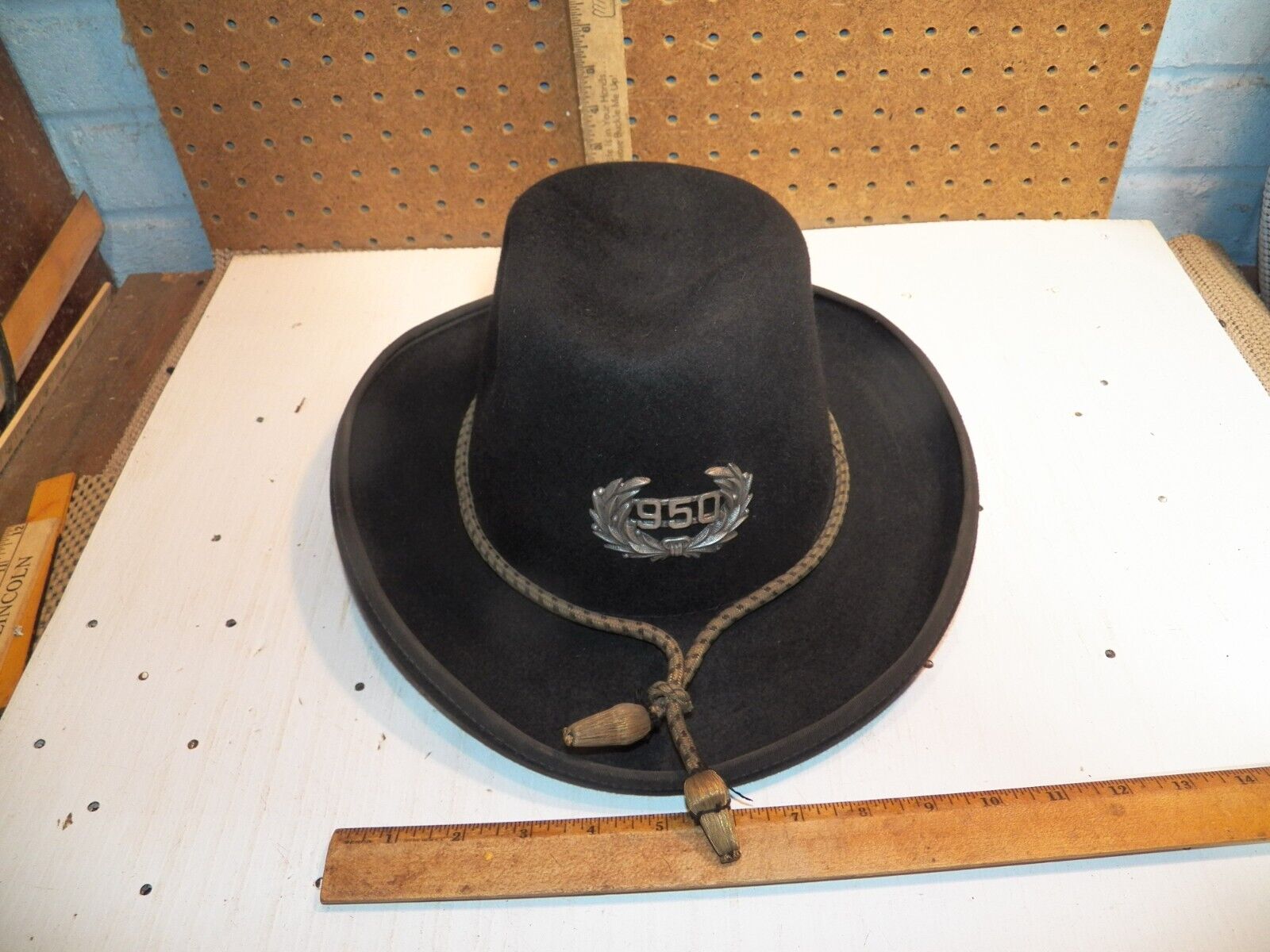 Vintage BAILEY Hand Crafted Hollywood Costume Western Military Calvery Hat