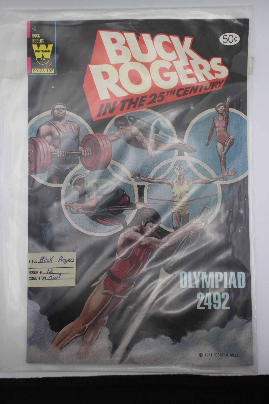 1981BUCK ROGERS in the 25th Century OLYMPIAD 2492 WHITMAN COMICS #12 - MINT COND