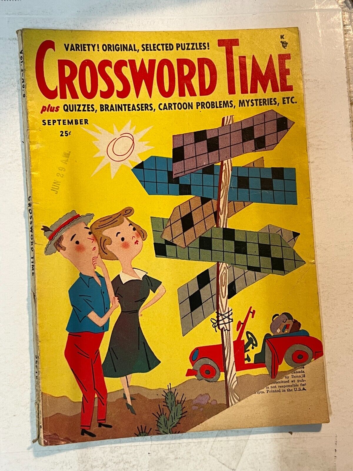 Vintage Crossword Time 50's-60's | Combined Shipping B&B