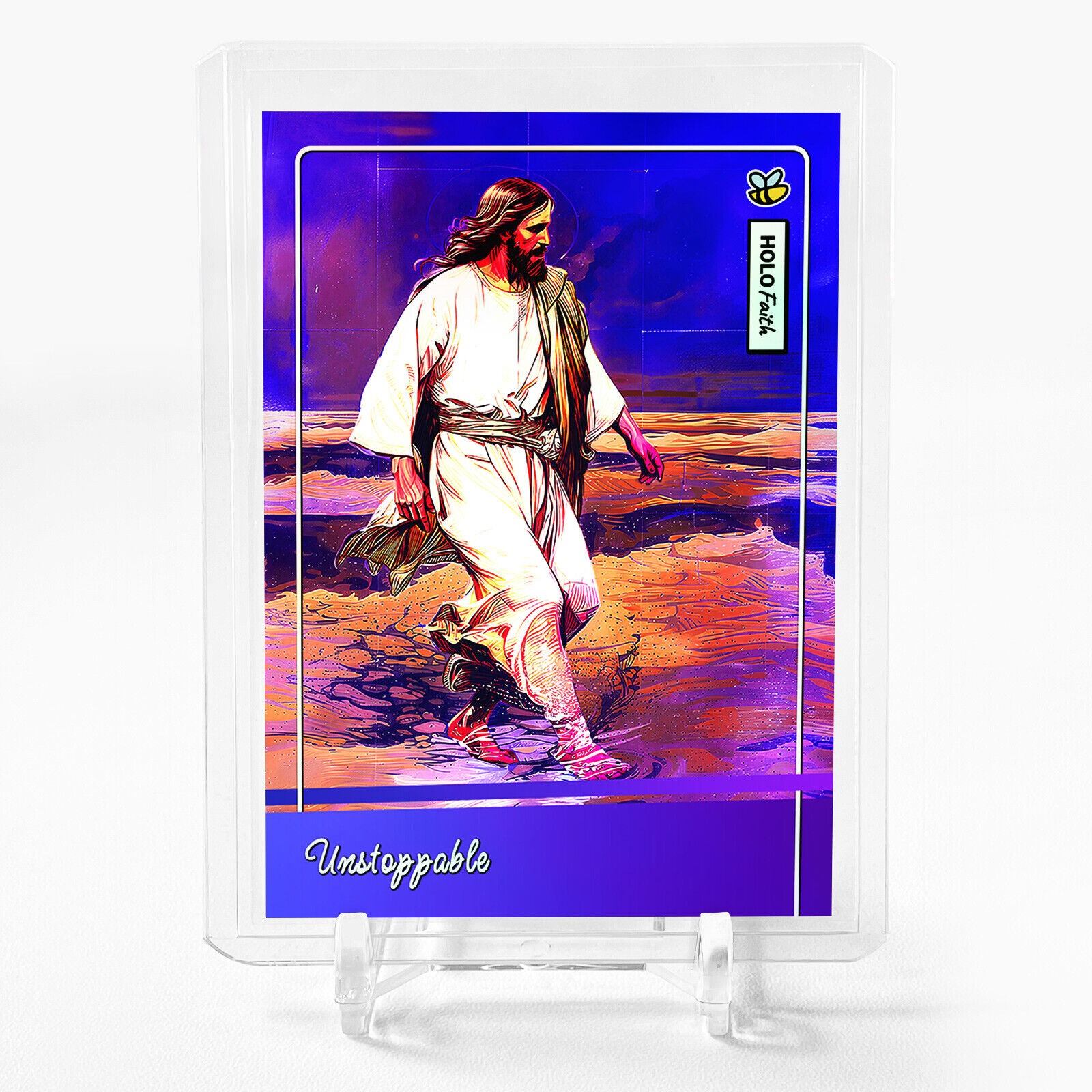 UNSTOPPABLE Jesus Walking on Water Jesus Bible Story Card 2024 GleeBeeCo #SJSD