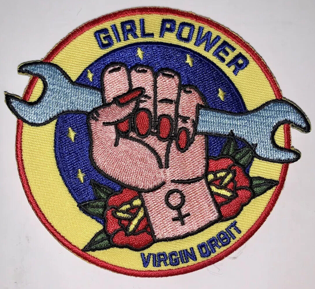 VIRGIN GALACTIC - ORBIT ONE - GIRL POWER WOMAN BUILT SPACE3.5” COLLECTIBLE PATCH