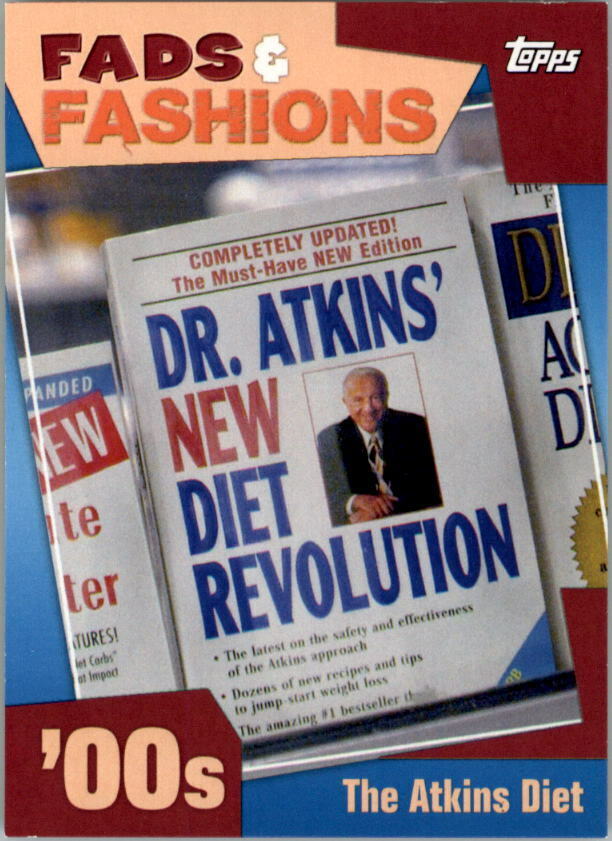 2011 American Pie Fads and Fashions #FF23 The Atkins Diet - NM-MT