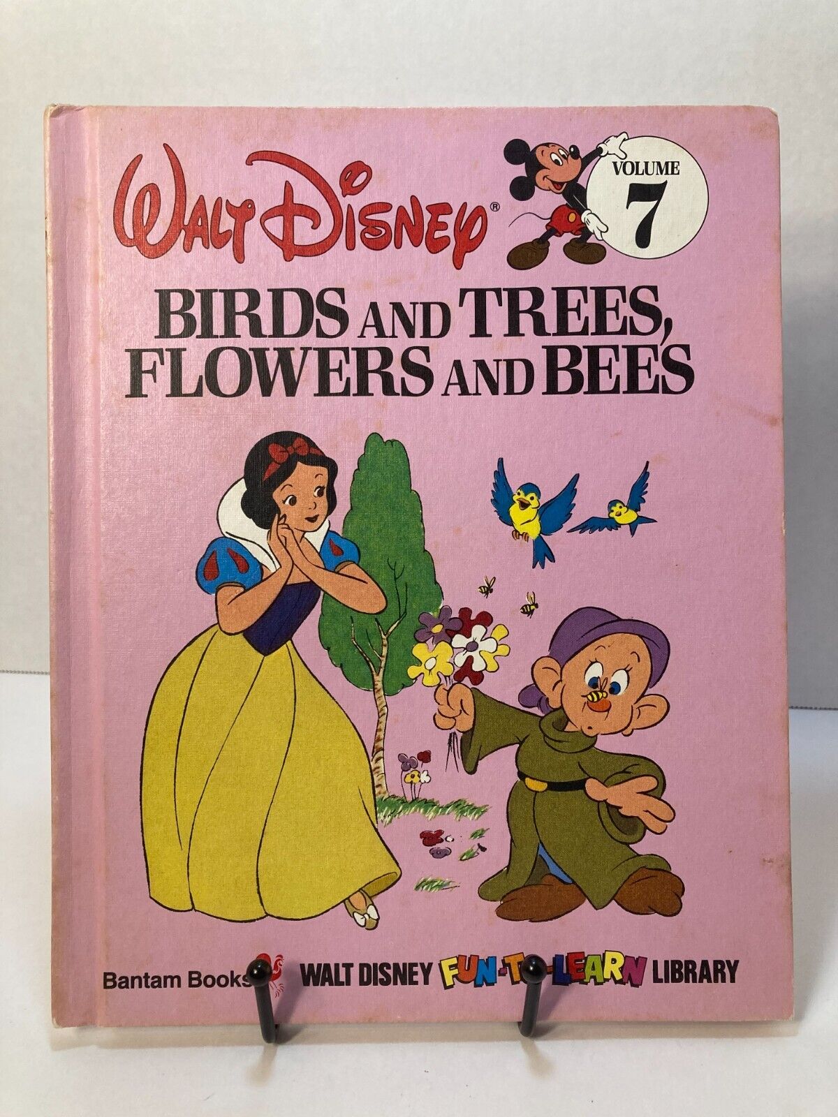 Walt Disney Fun to Learn Library: Vol 7: Birds Trees Flowers Bees 1983 VINTAGE