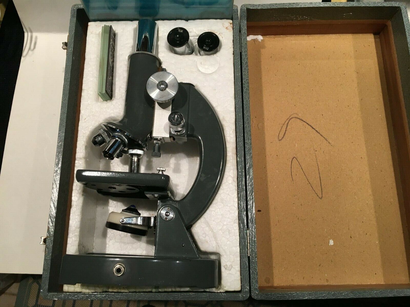 Vintage Microscope Antique Optics Lens Japan Objectives + Oculars