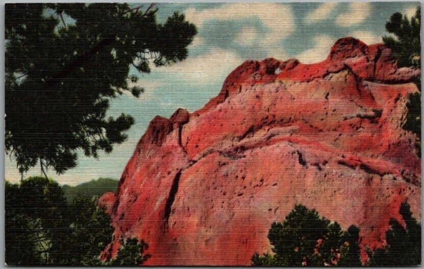 1949 Garden of the Gods, Colorado Springs Postcard \