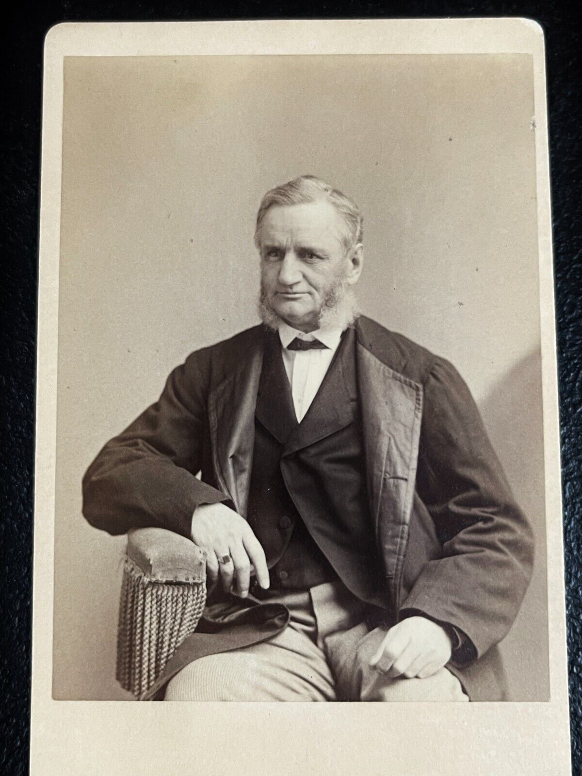 Hugh Judson Kilpatrick Civil War General Cabinet Card Photo Sarony NY