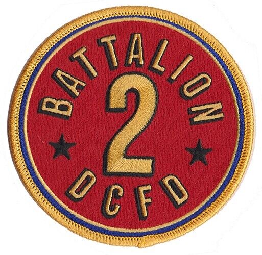 DCFD Battalion 2 NEW Circular Fire Patch  - NEW