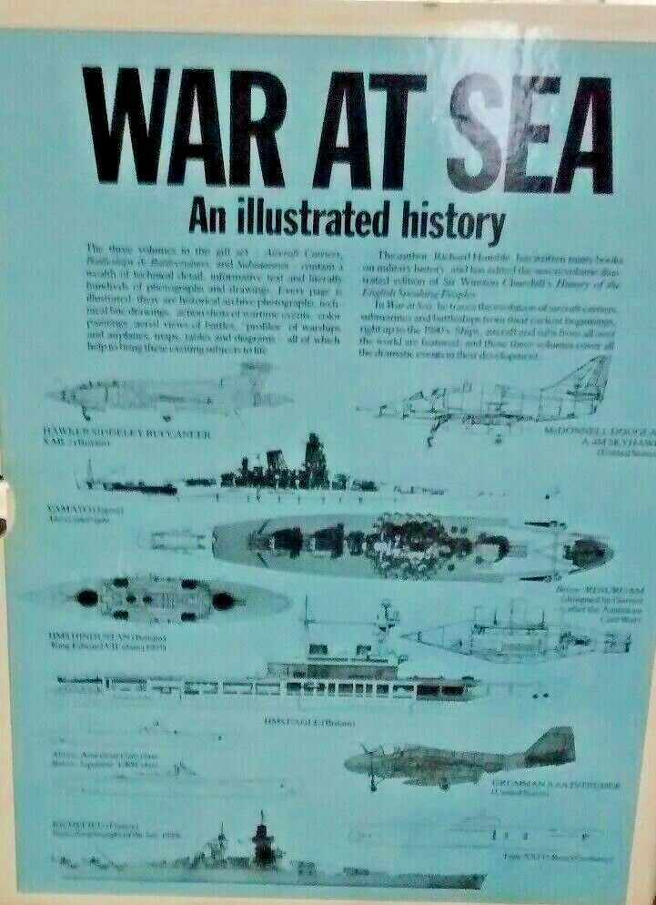 WAR AT SEA An Illustrated Military History 3 Volume Set Slip Case Richard Humble