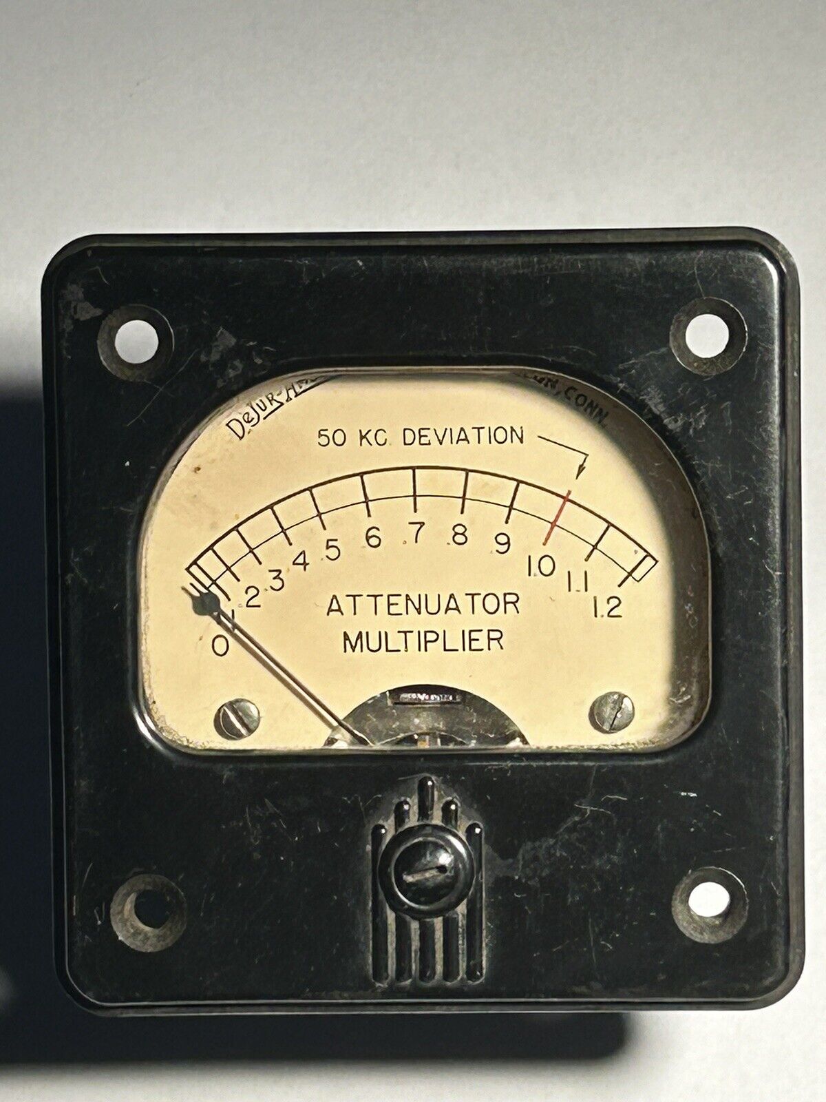 Vintage Dejur-Amsco Meter Gauge Attenuator Multiplier