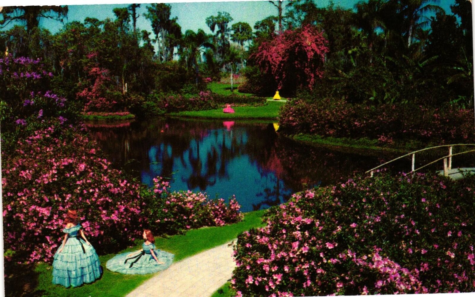 Vintage Postcard- Cypress Gardens 1960s