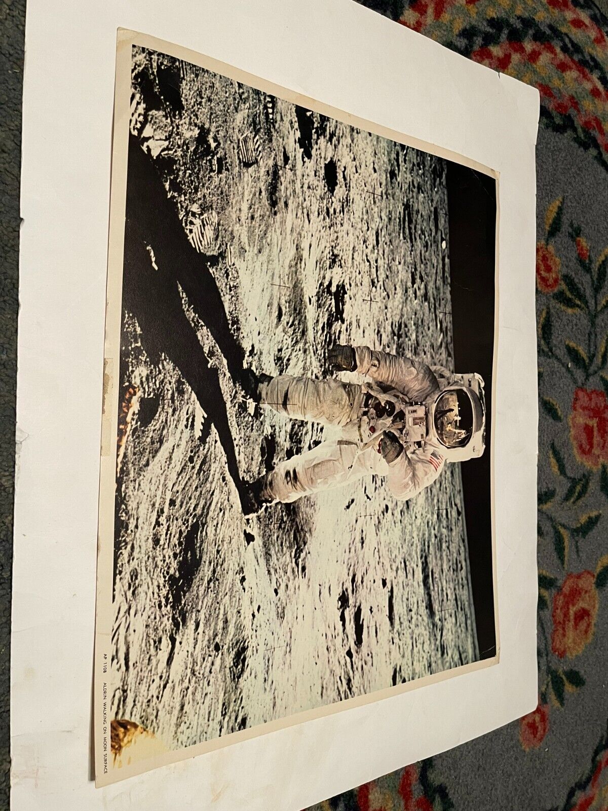 Vintage Buzz Aldrin Moon Walk 17\