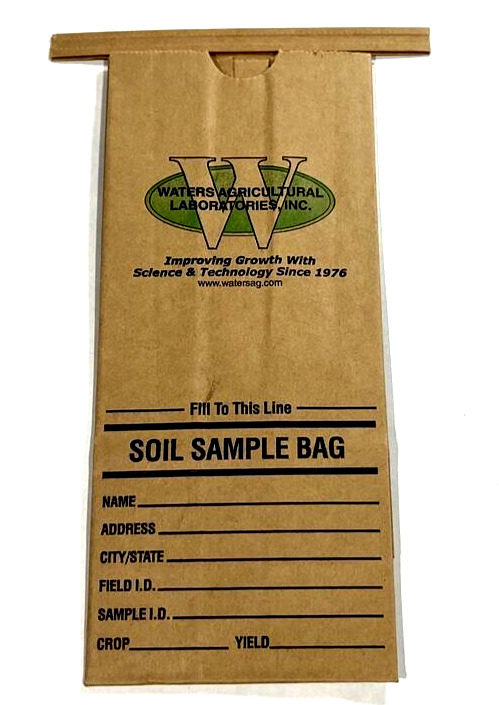 Soil Sample Bag Waters Agricultural Laboratories (10-Pack)