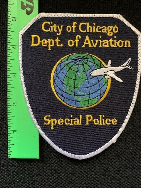 City of Chicago Illinois Department of Aviation Special Police Shoulder Patch 