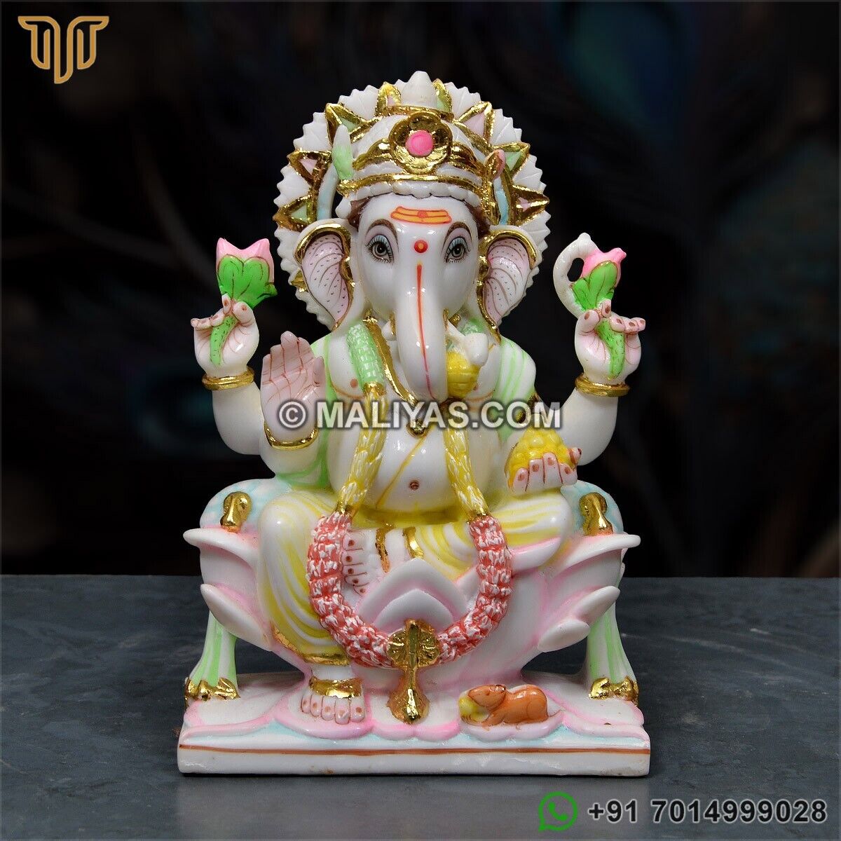 Artificial Marble Ganesh Idols, Fiber Ganesh Statue, Artificial marble Ganpati