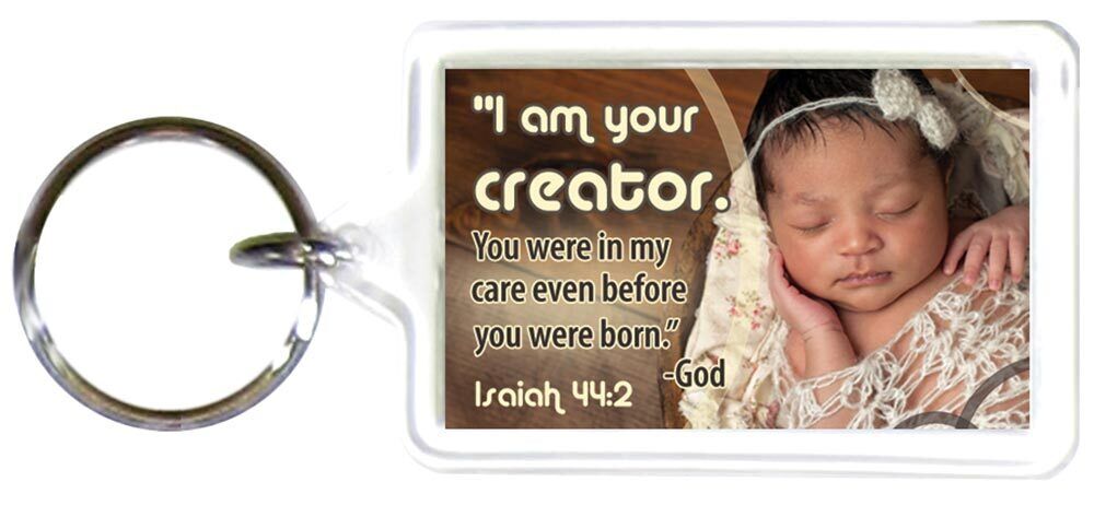 I Am Your Creator Pro-Life Key chain