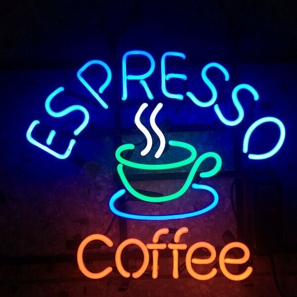 New Coffee Cafe Tea Shop Open Neon Light Sign 17\