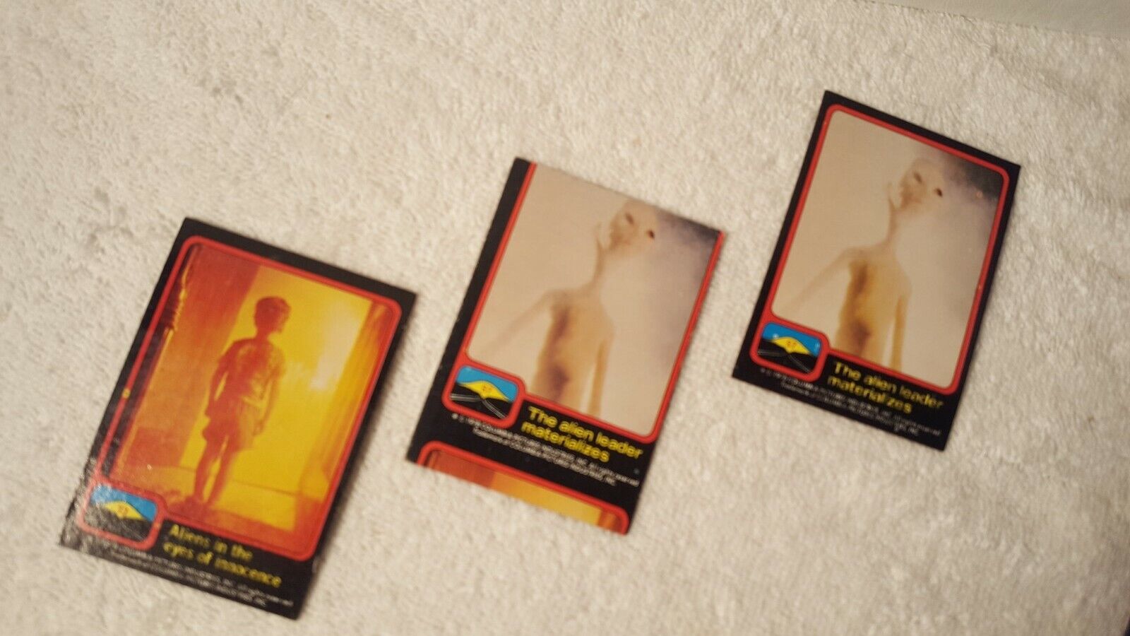 Close Encounters of the third kind, Trading, Error Card, Very Rare 1978 Miscut