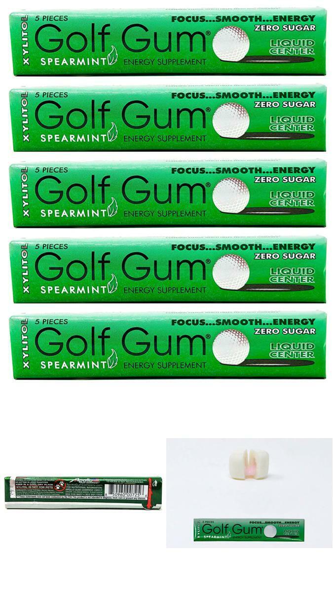 Golf Gum – The Golfers Gum  Liquid Core Xylitol Gum – SugarFree Aspartame