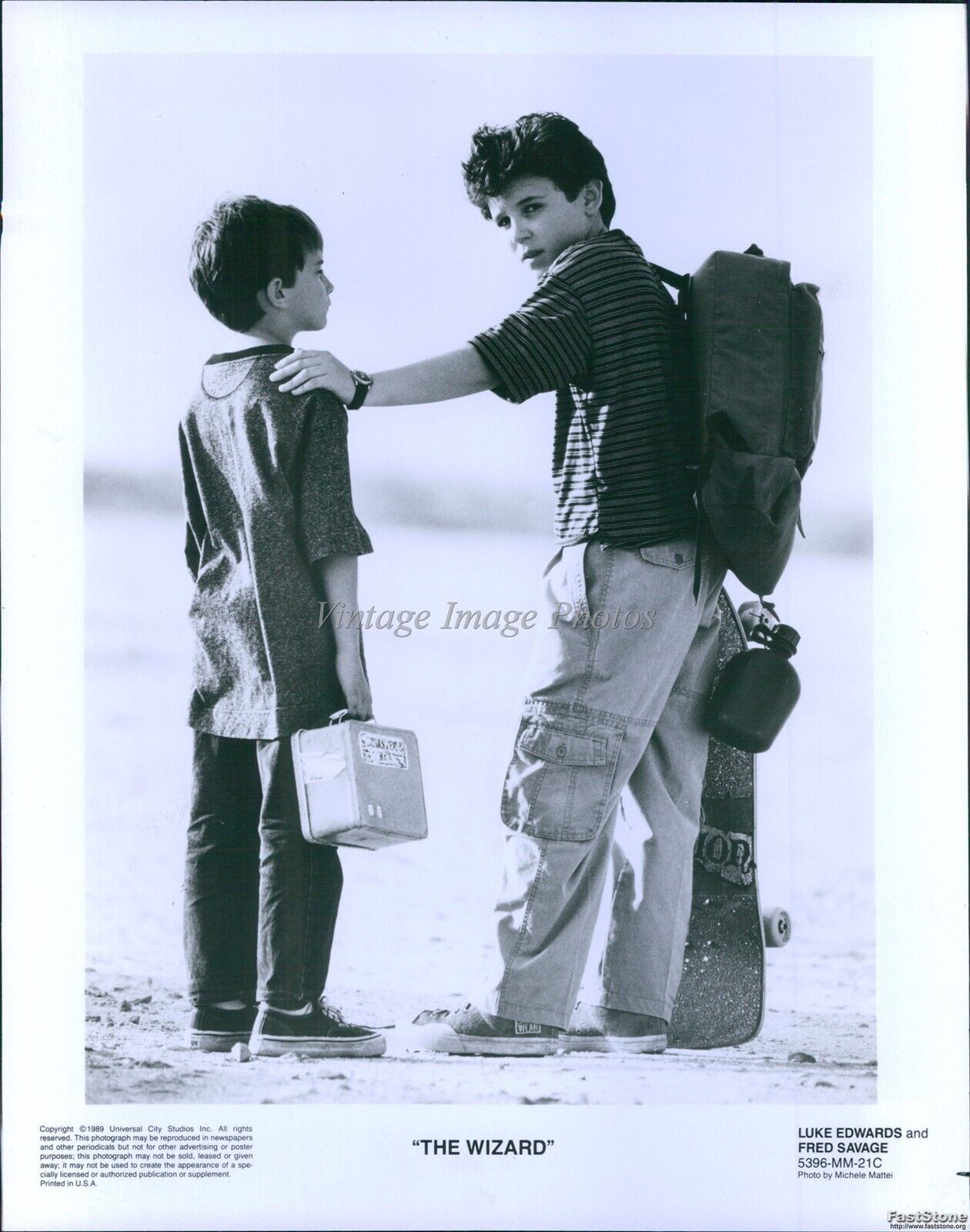 1989 Fred Savage Luke Edwards Co-Star In Comedy The Wizard Movies Photo 8X10