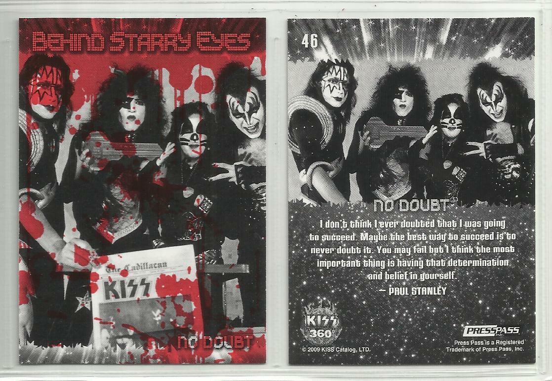 2009 Kiss 360 (Press Pass) BLOOD SPITTING \