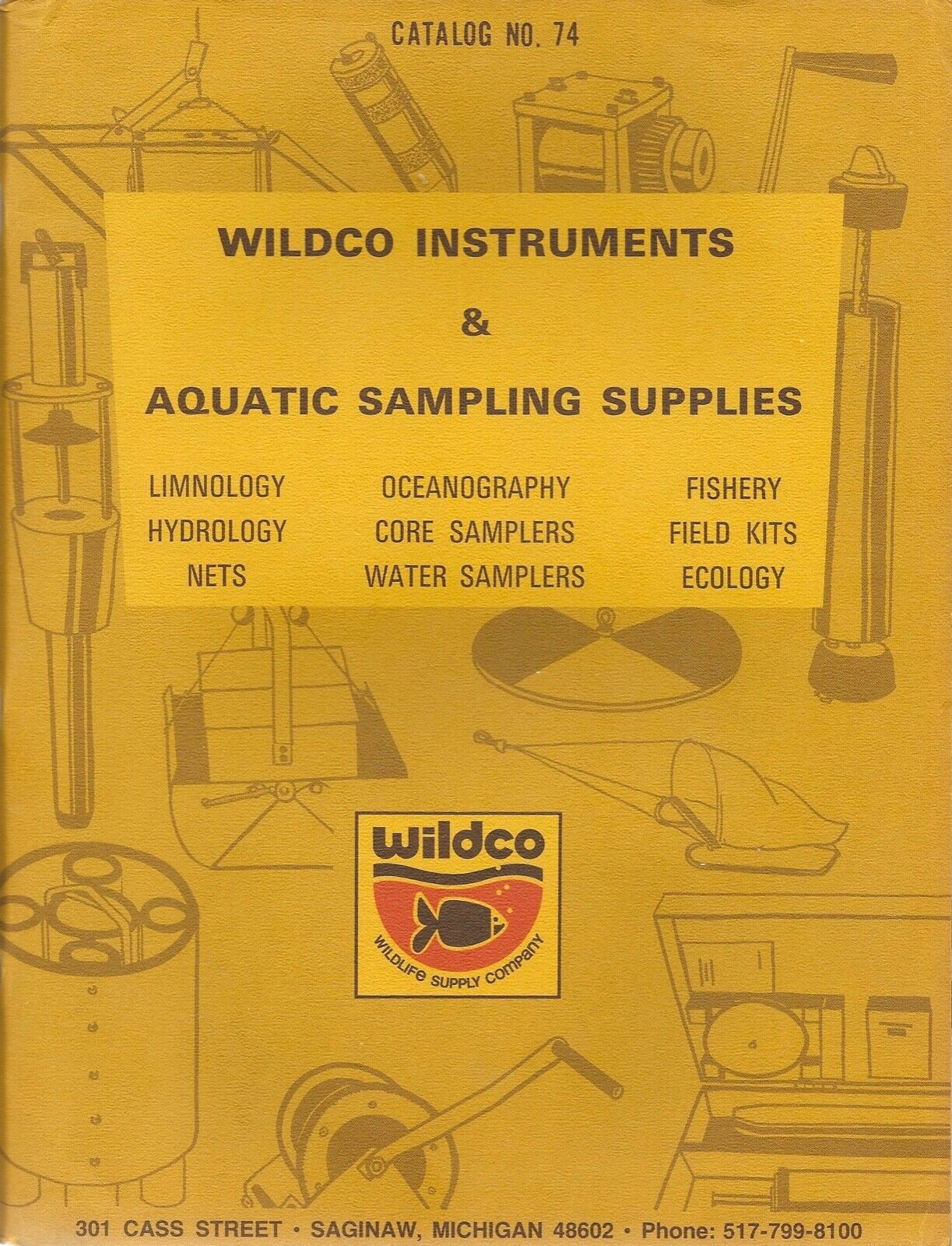 Saginaw Michigan Wildco Wildlife Supply Company Catalog 73 & 74 Luna B. Leopold