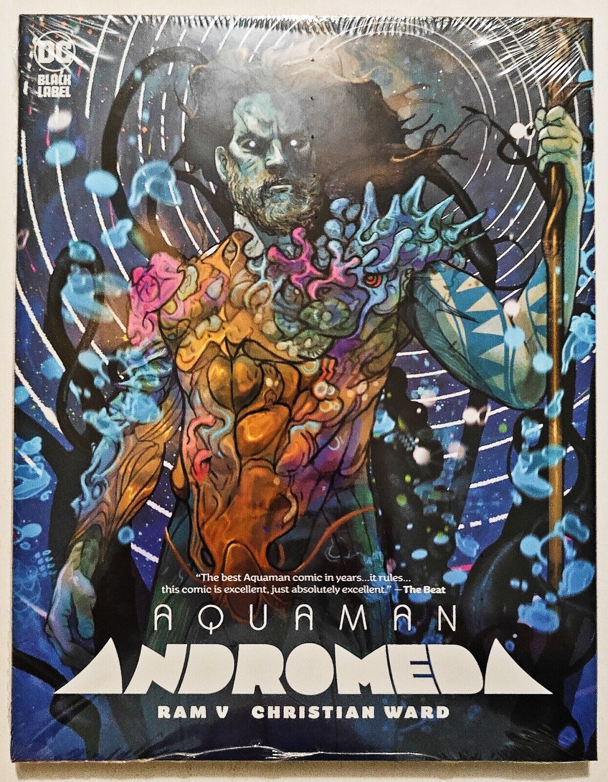 Aquaman: Andromeda Deluxe Hardcover Ram V Christian Ward Black Label New Sealed