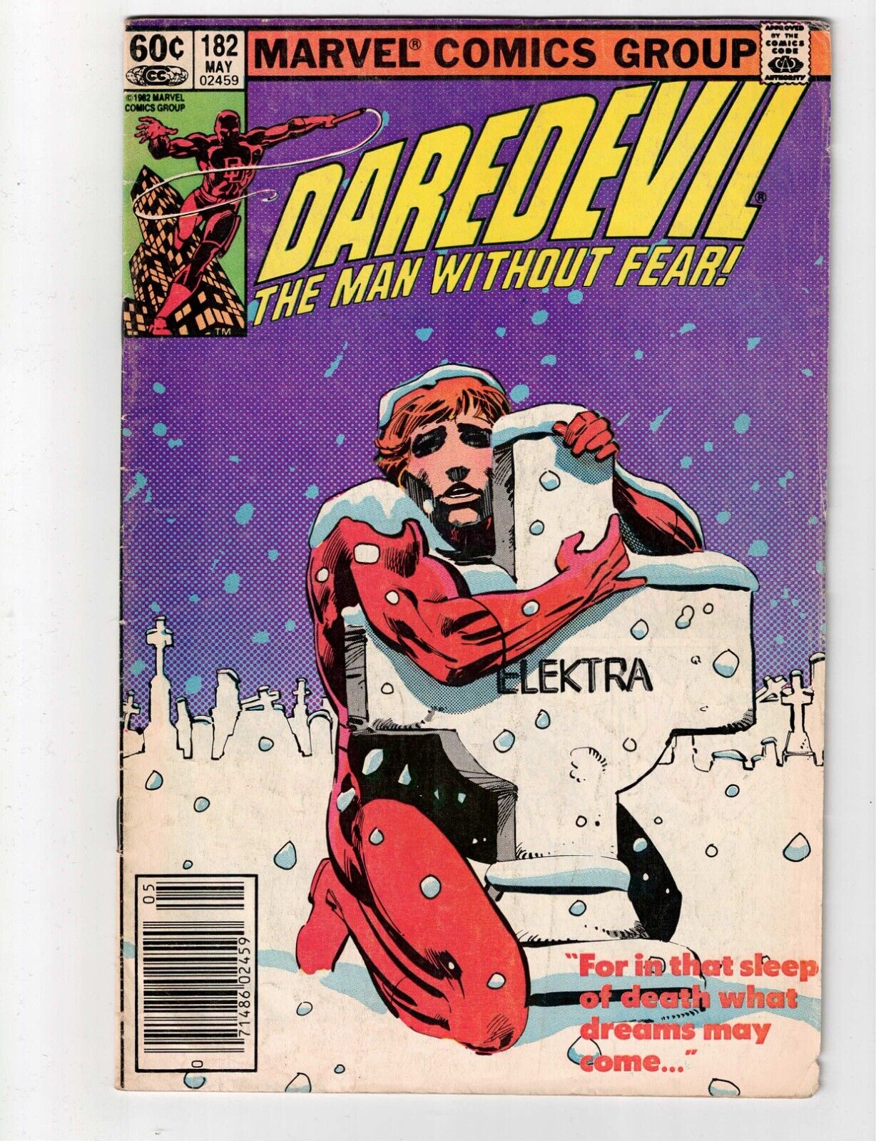 Daredevil #182 Marvel Comics Newsstand Good FAST SHIPPING