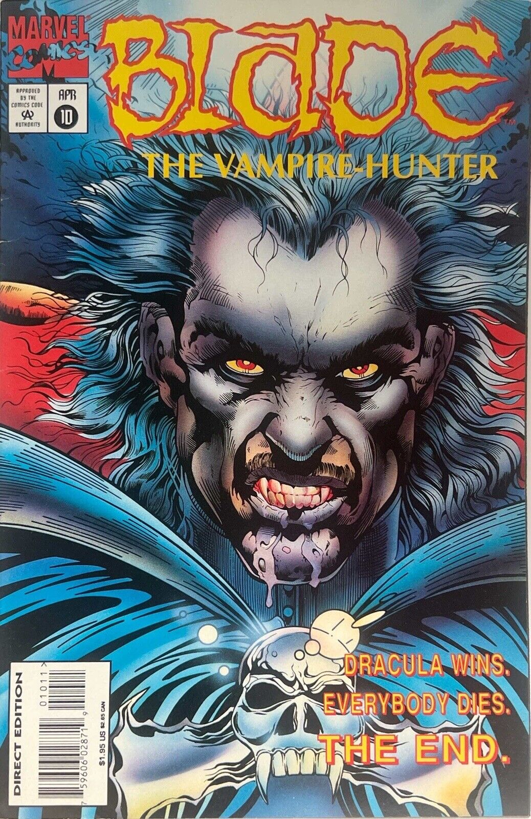 Blade the Vampire Hunter #10 1995 Marvel Comics Final Issue