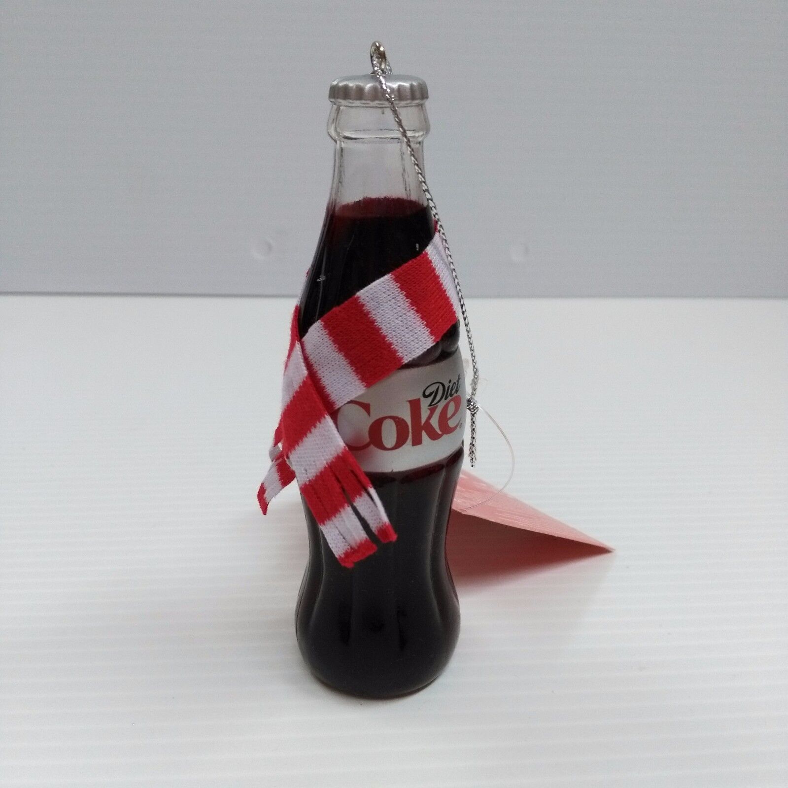 Diet Coke Ornament Bottle w/ Scarf - OFFICIAL PRODUCT