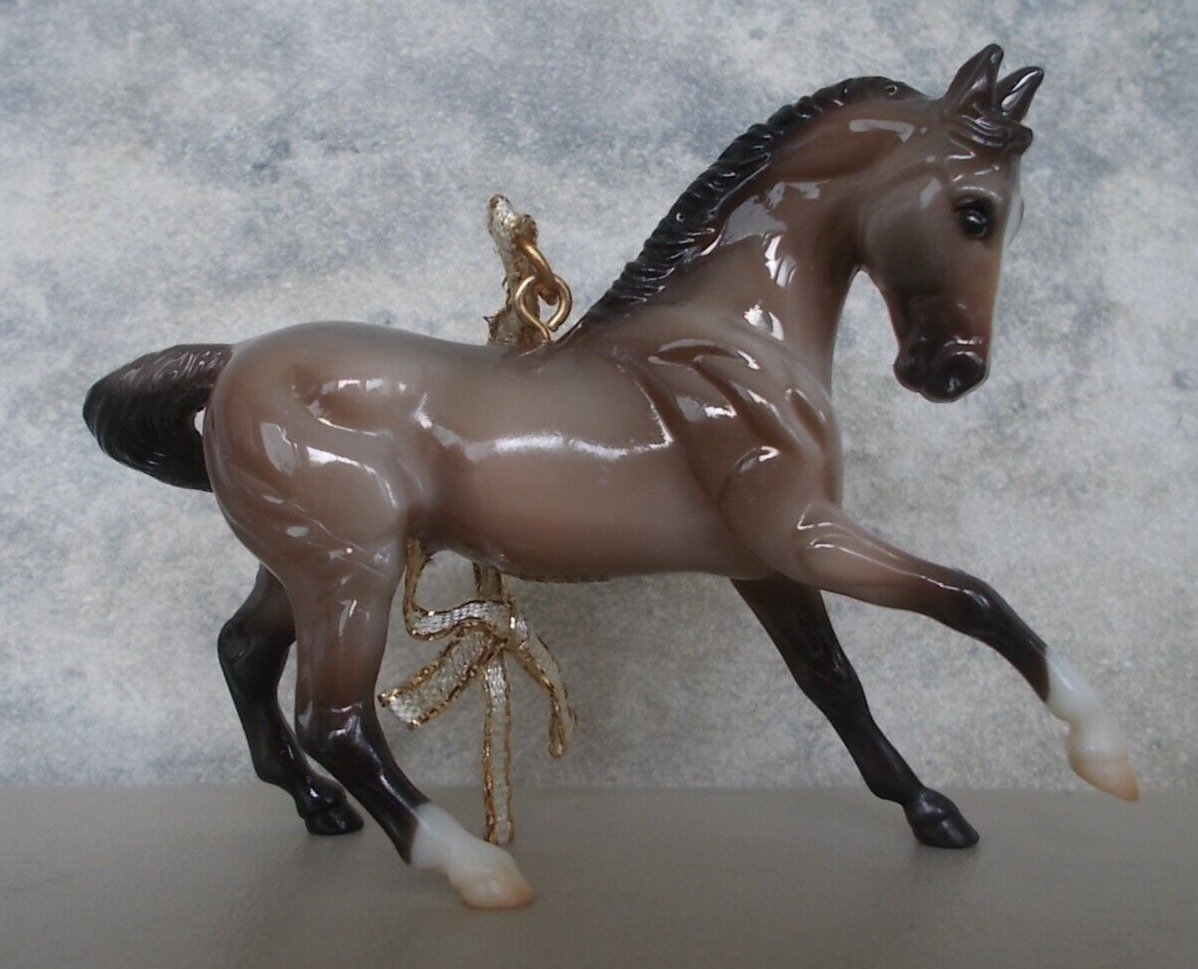 2003 Breyer JAH Stablemates SR Double Exposure Glossy Grullo Warmblood Ornament