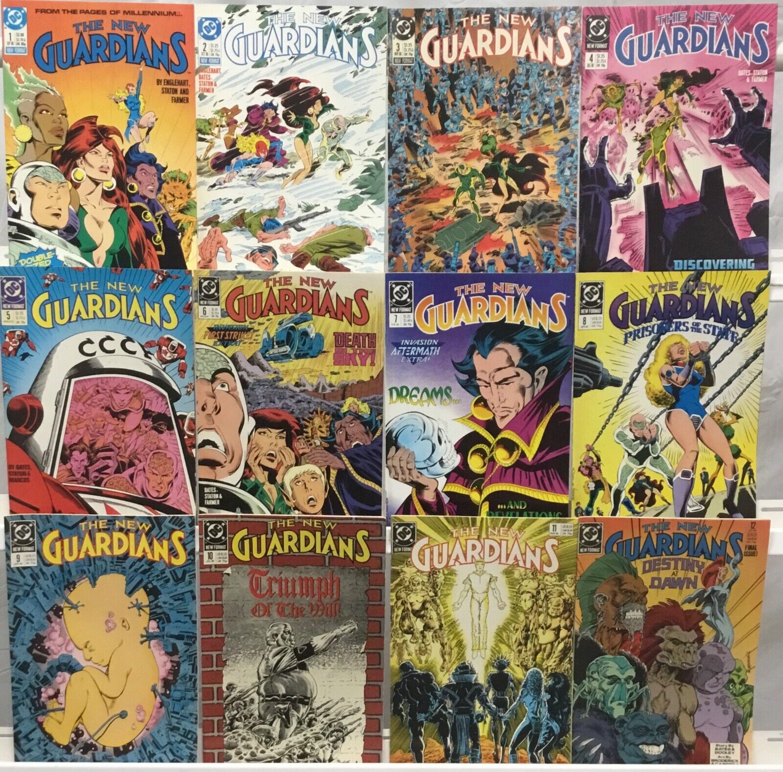 DC Comics The New Guardians #1-12 Complete Set VF 1988