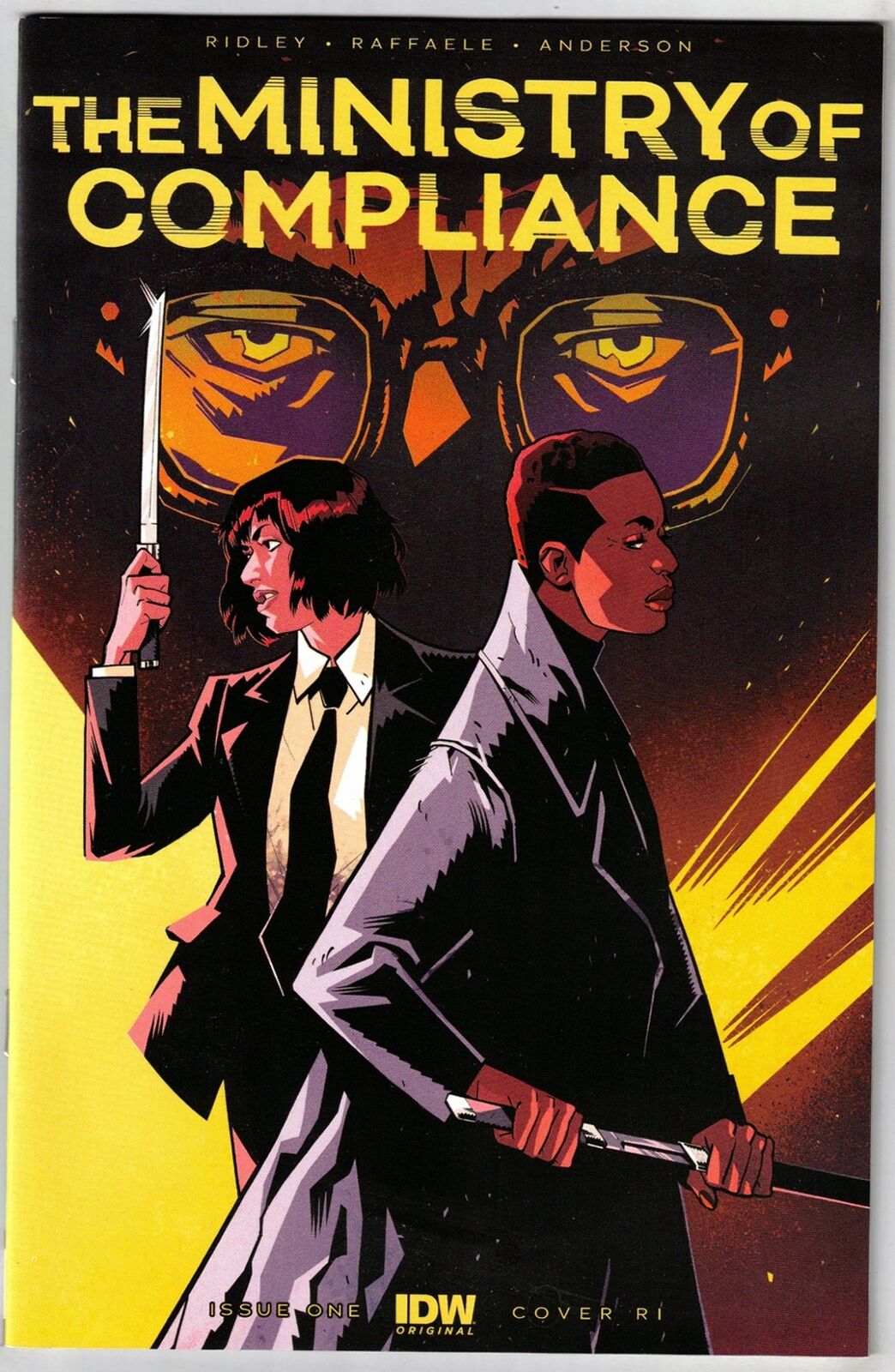 MINISTRY OF COMPLIANCE #1- 1:25 CLAIRE ROE VARIANT- JOHN RIDLEY- IDW