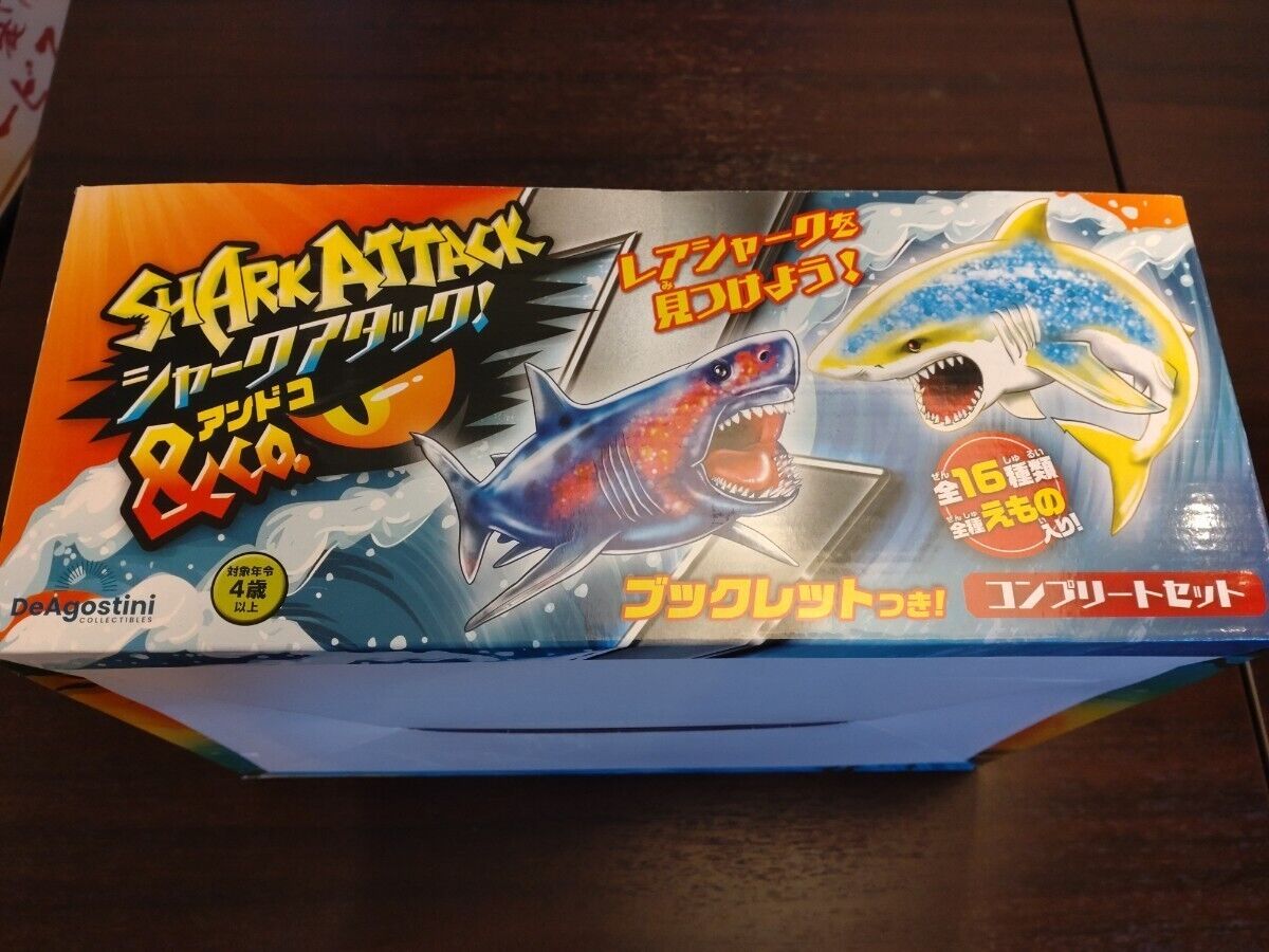 Unopened Shark Attack  CO. Shark Attack   Co Complete Set 16 Types Sea Monster