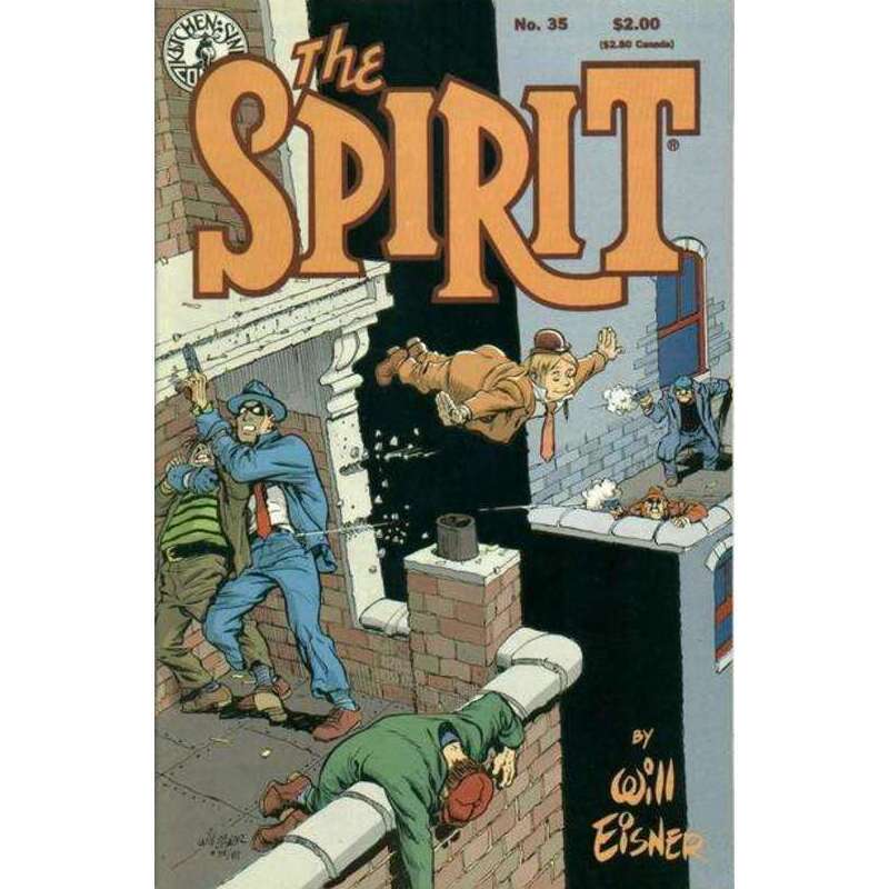 Spirit (1983 series) #35 in Very Fine minus condition. Kitchen Sink comics [k.