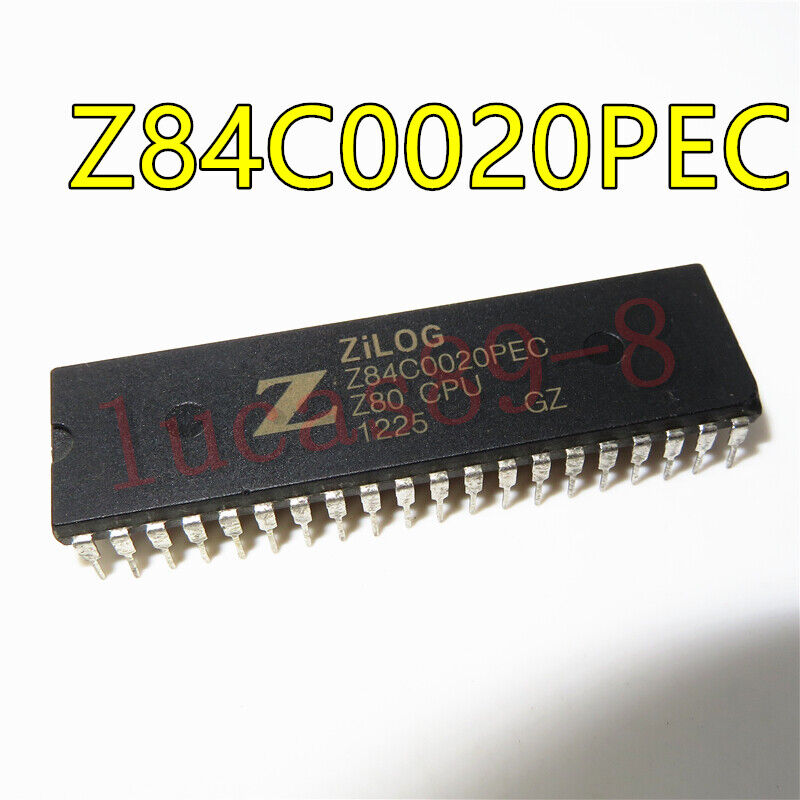10PCS Z84C0020PEC Z84C0020 NMOS/CMOS Z80 CPU CENTRAL PROCESSING UNIT DIP-40