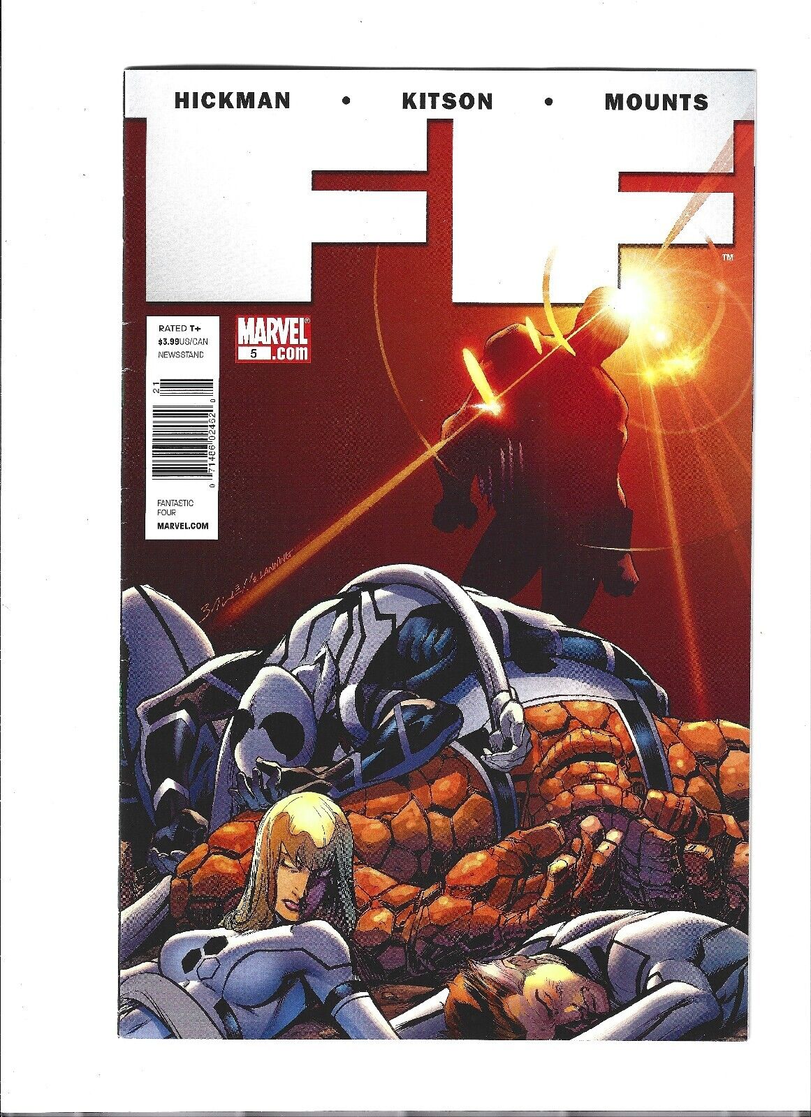FF #5 Fantastic Four Newsstand Edition Rare HTF 3.99 Price Variant 2011 Marvel