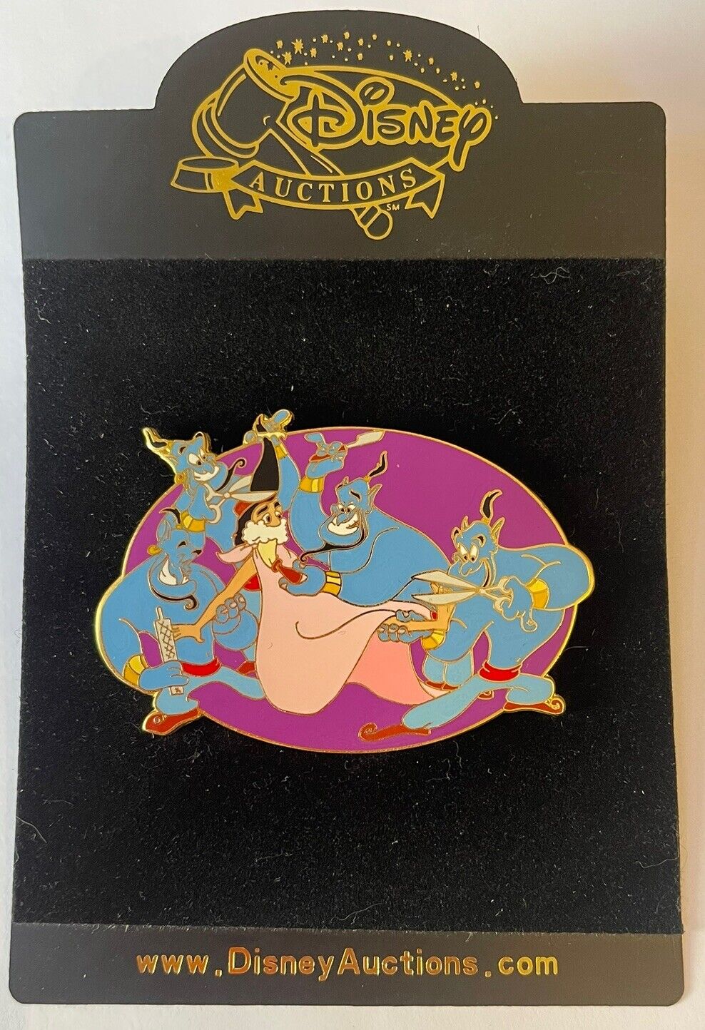 Disney Auctions Genie Pin Make Over Aladdin Jumbo LE 100 Pin Disney Movie