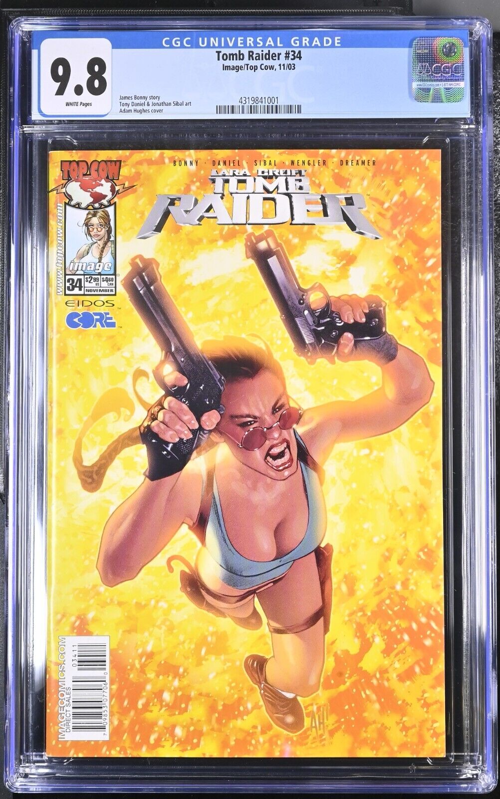Tomb Raider #34 CGC 9.8 Adam Hughes Cover Bad Girl Good Girl Art 2003 Top Cow