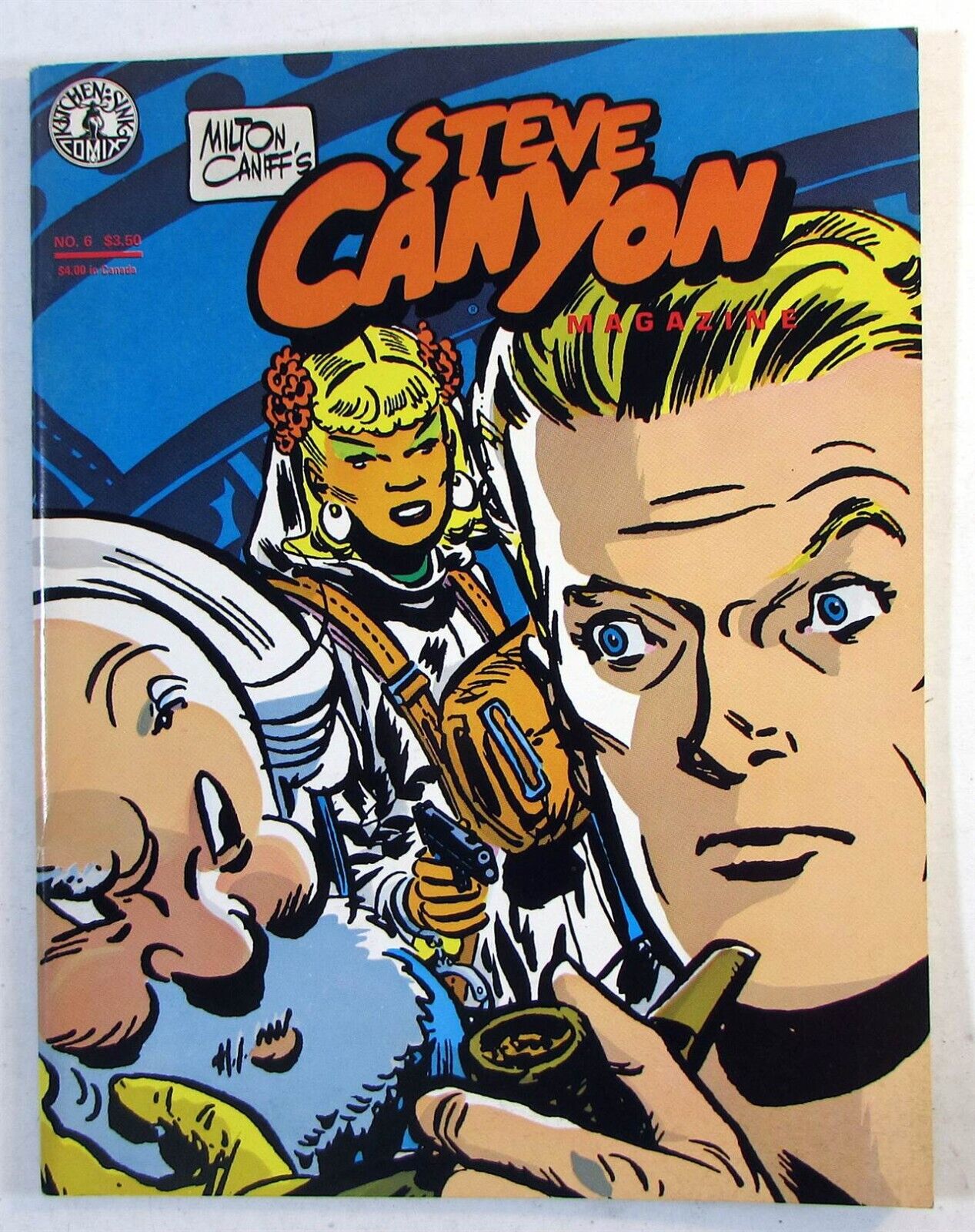 Milton Caniff's Steve Canyon 1984 TPB #6 Kitchen Sink 1948 Comic Strip Reprints