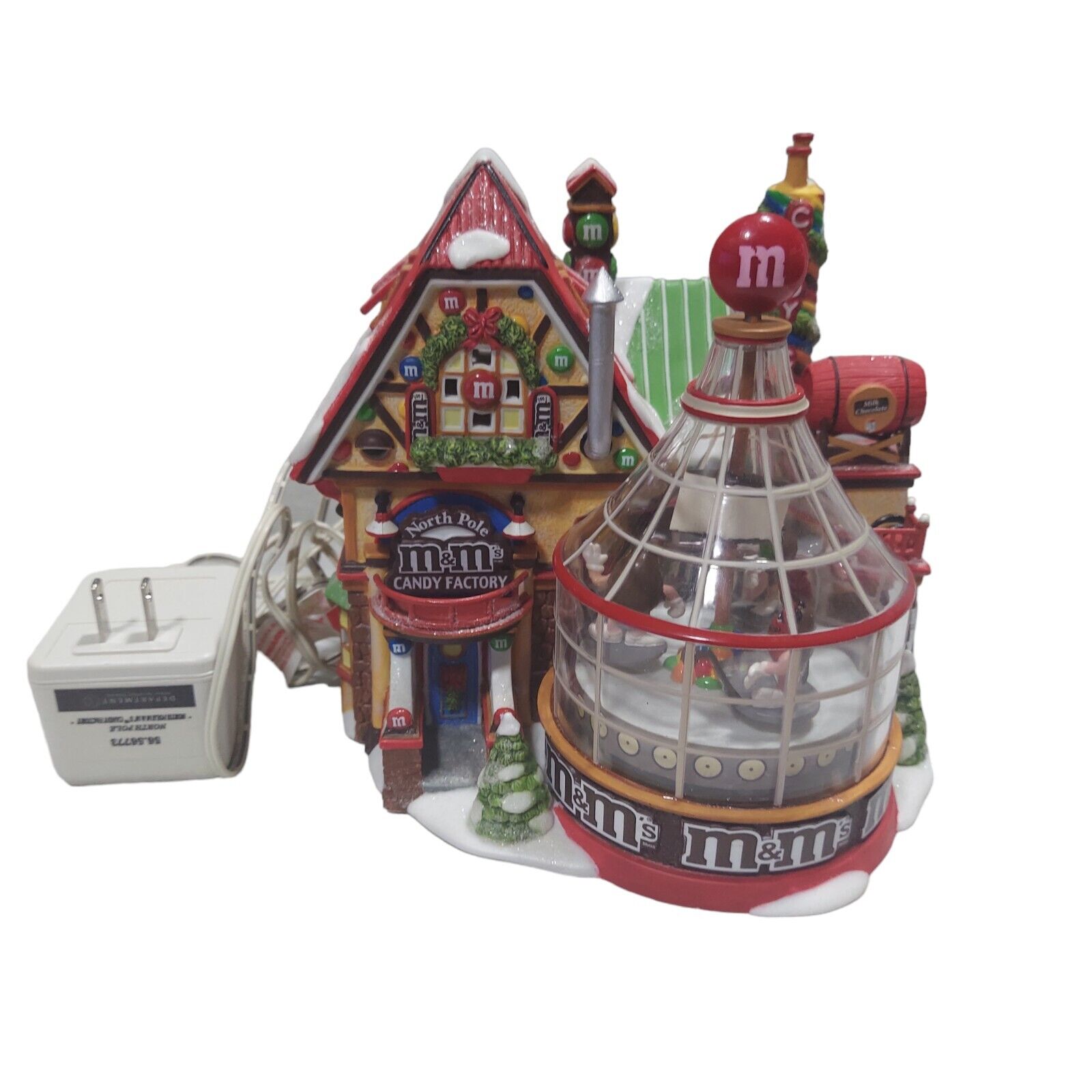2004 Dept 56 North Pole Series M&M Candy Factory 56773 - Please See Notes Below