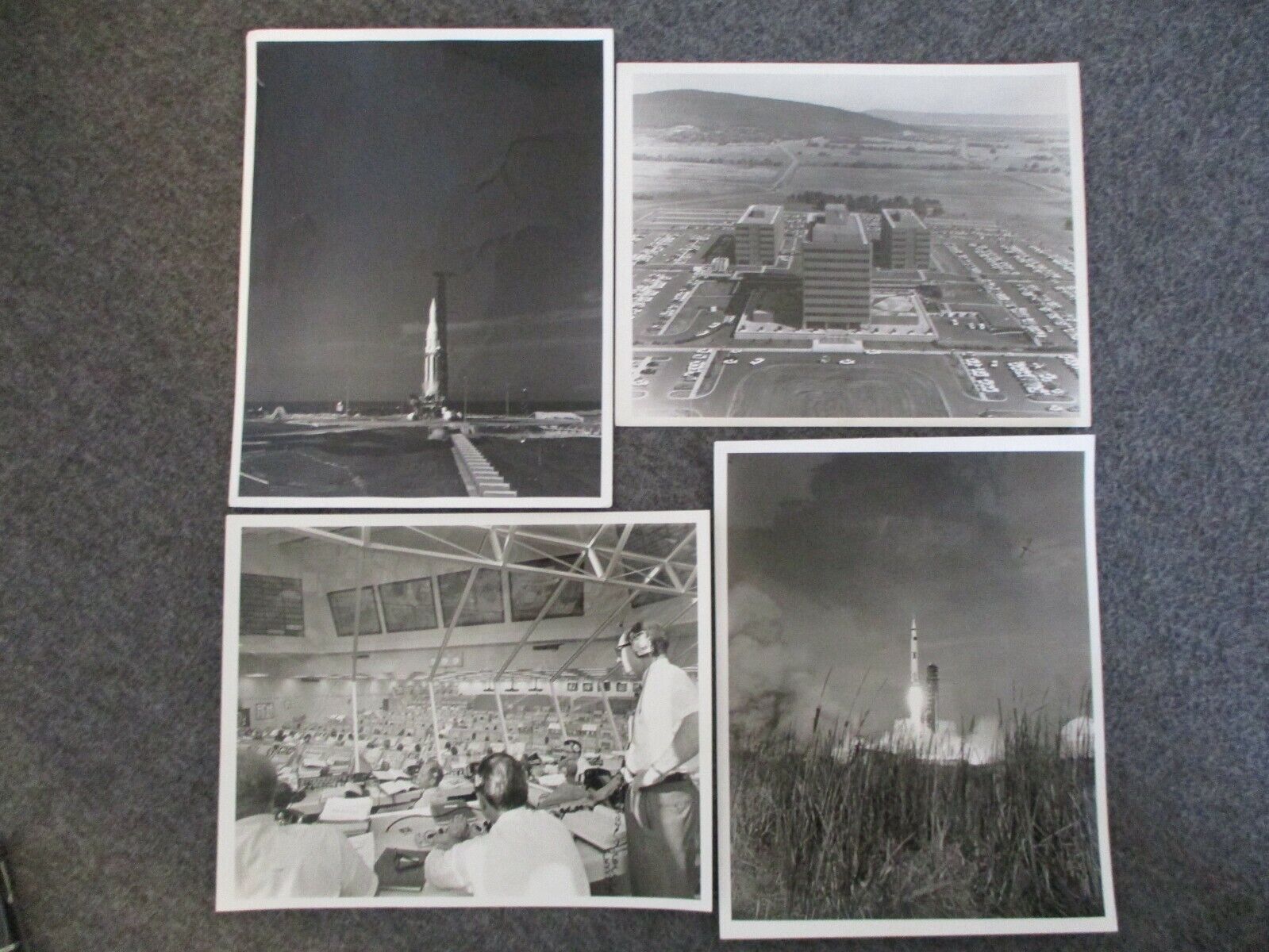 1963-69 NASA MSFC (4) SATURN/APOLLO 11 LAUNCH/PRE-LAUNCH+SA-4 1st GEN B/W PHOTOS