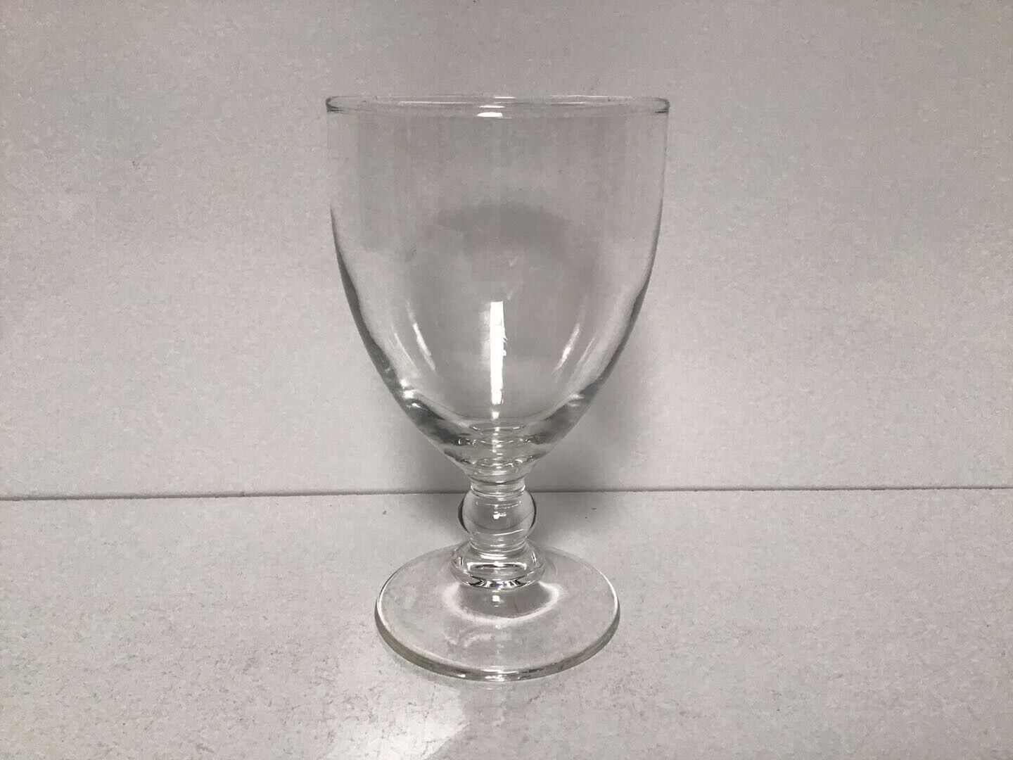 R80 Vintage Antique Circa 18th Century Classic Crystal Clear Stemmed Wine Glass