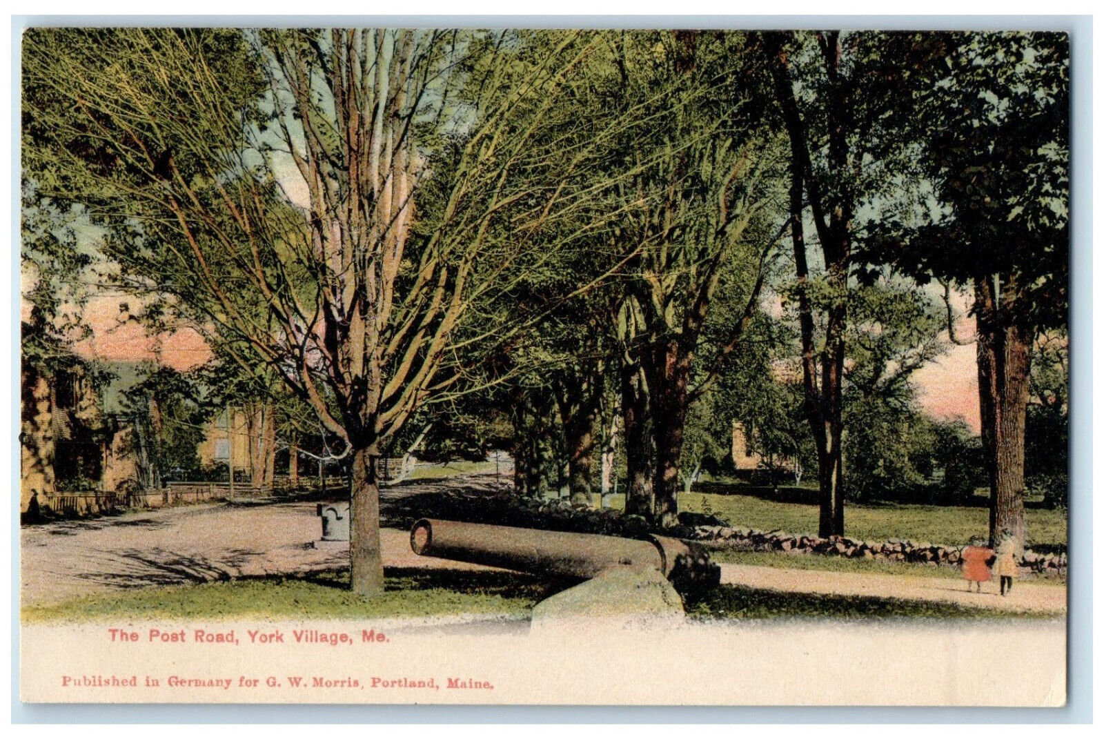 c1905 The Post Road York Village Maine ME Unposted Antique Postcard