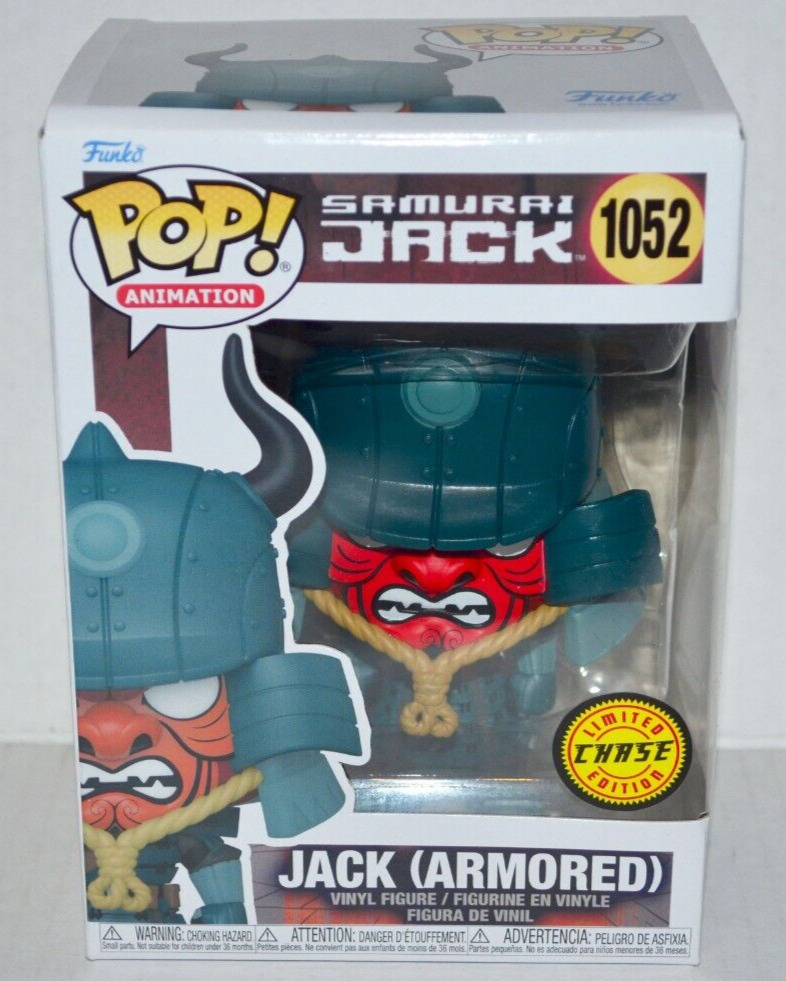 Funko POP Samurai Jack - Jack (Armored) #1052 Vinyl Figure (Chase) NM🔥
