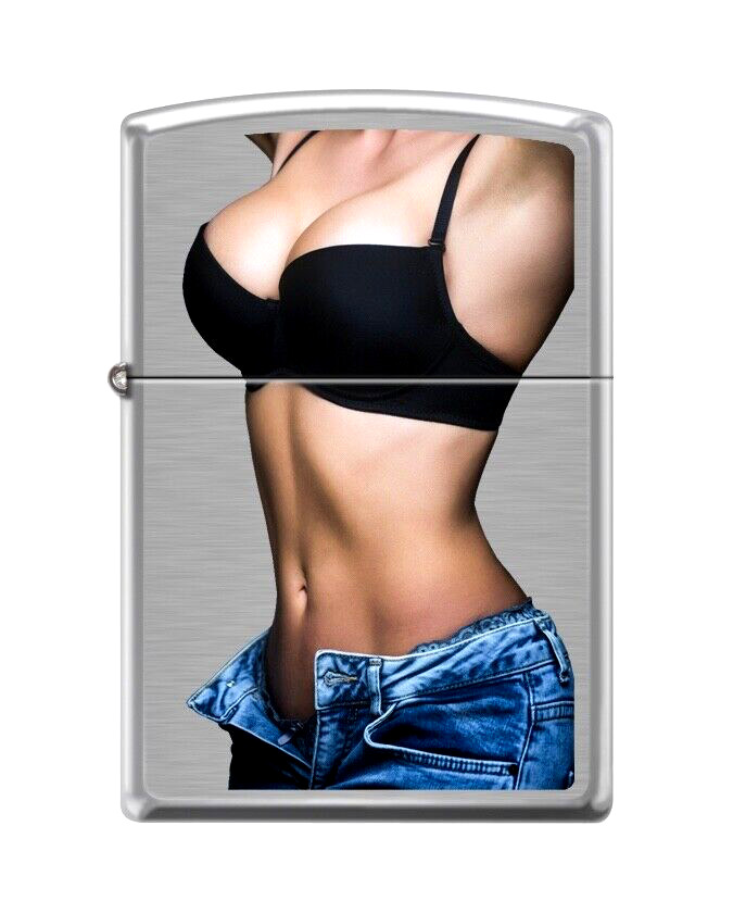 Zippo Windproof Sexy Jeans Model Lighter, Color Process, 99438, New In Box