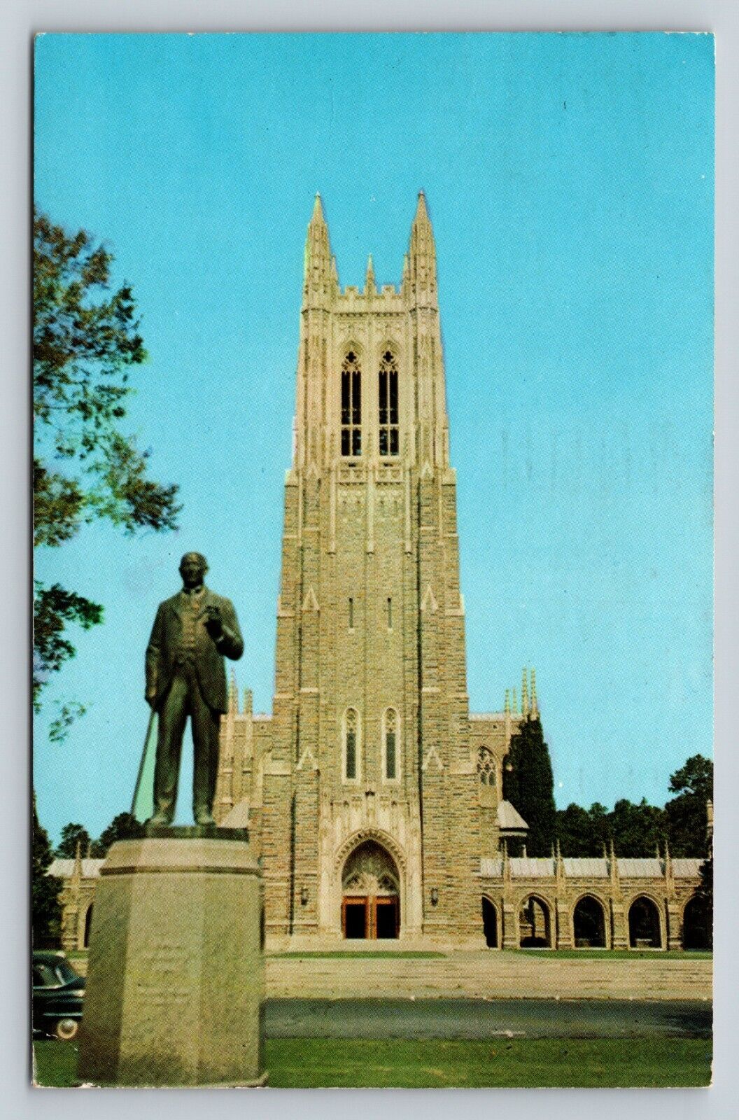 c1968 Durham North Carolina Duke University Chapel VINTAGE Postcard